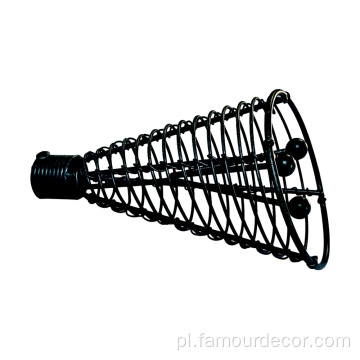 Drutna klatka klatki Black Curtain Rod hurtowa